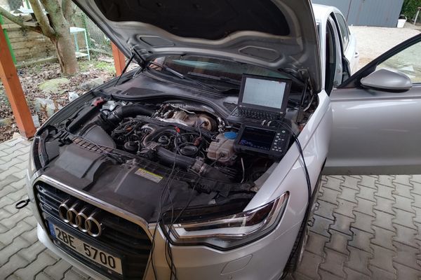 Měření vozu Audi A6